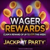 Earn up to £375 with the Jackpot Party Casino Wager Rewards Promotion