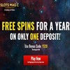 Get Free Spins for a Year at Slots Magic