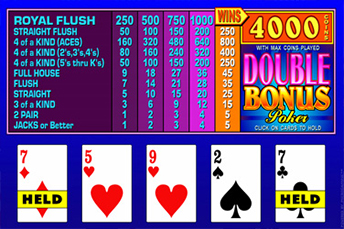 Double Bonus Poker