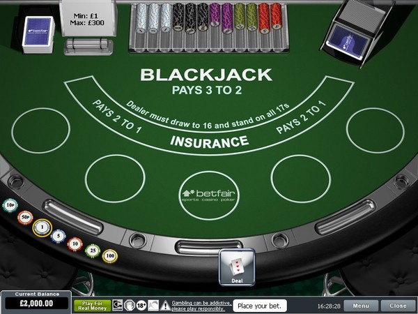 Betfair Casino Screenshot