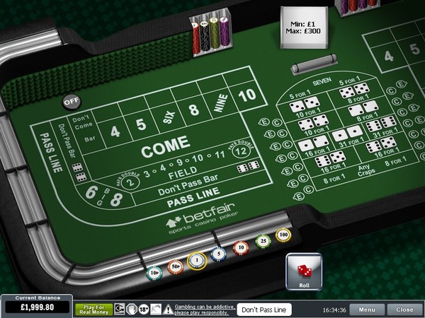 Betfair Casino Screenshot